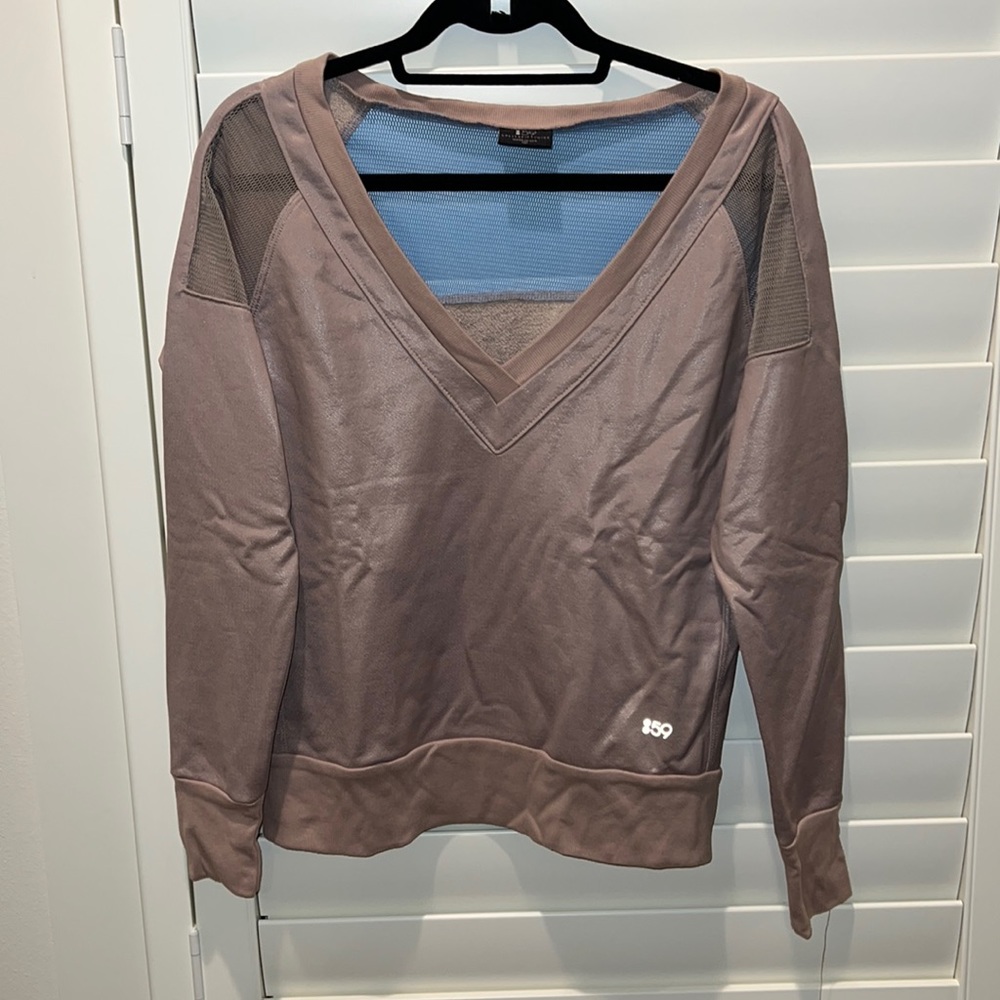 Athletic Pullover with Mesh